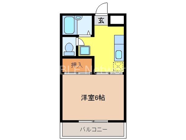 カレッジタウンタバルの物件間取画像